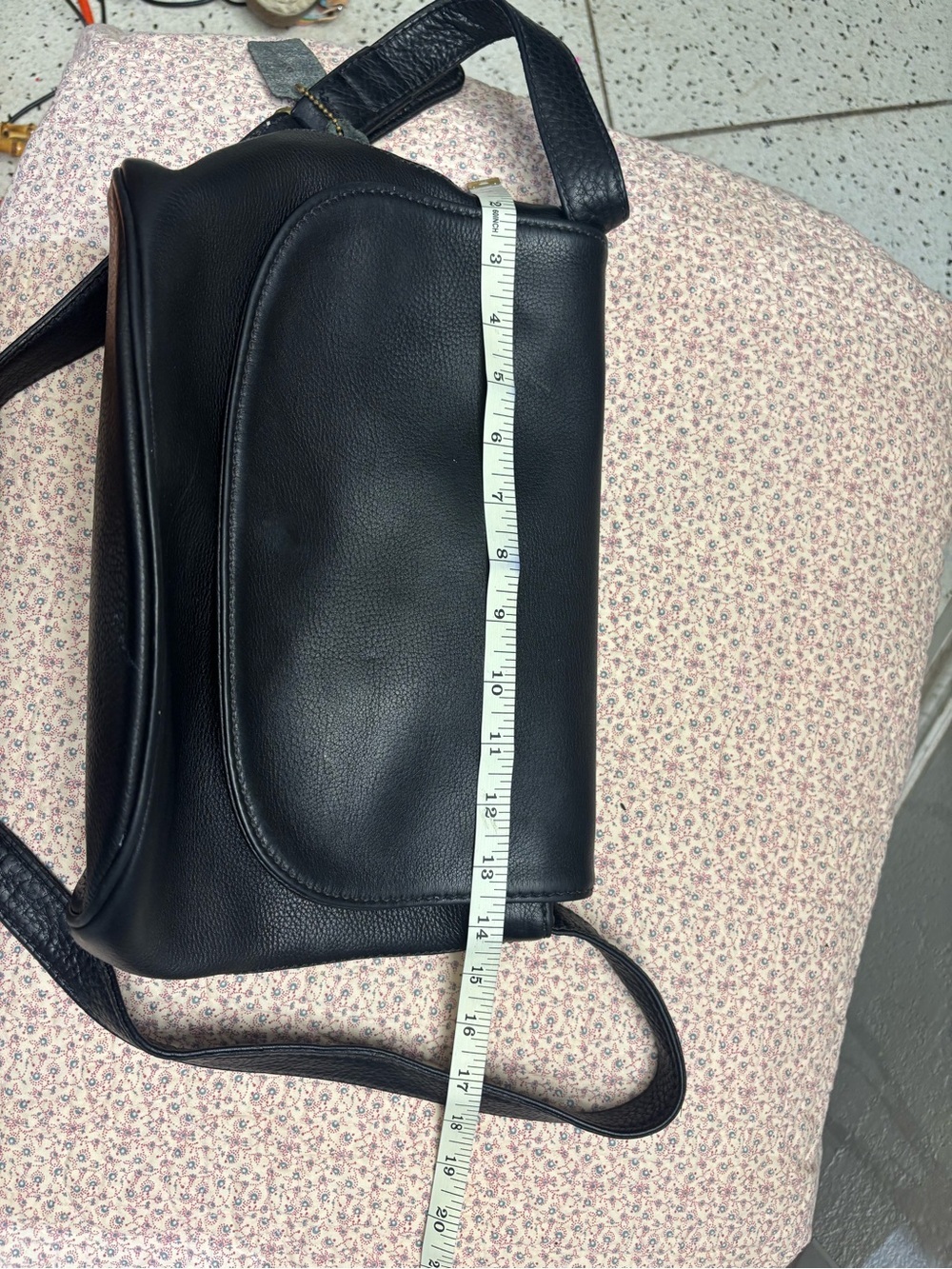 Coach Black Leather Messenger Bag for Men - Picture 9 of 10